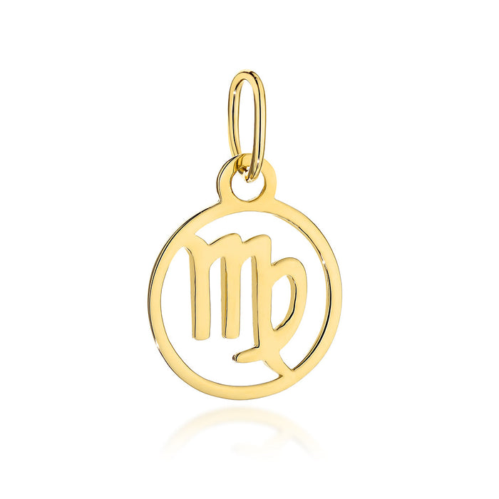 Pandantiv Aur 14K Zodia Fecioară - Eleganță și Semnificație