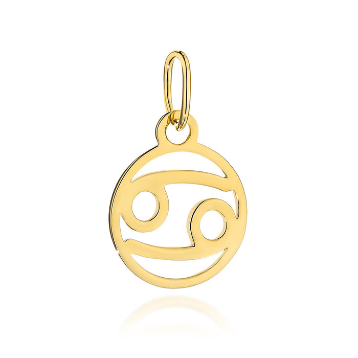 Pandantiv Aur Zodia Rac 8K - Eleganță și Simbolism