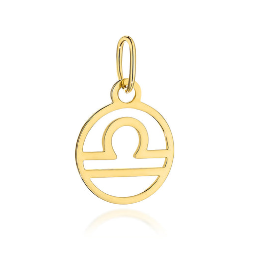 Pandantiv Aur Balanță 8K - Simbol Zodiacal Elegant