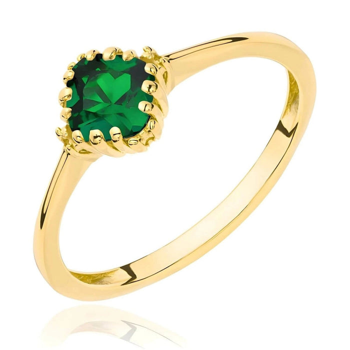 Inel Aur 8K cu Zirconiu - Eleganță Aurie, Model G.0090z