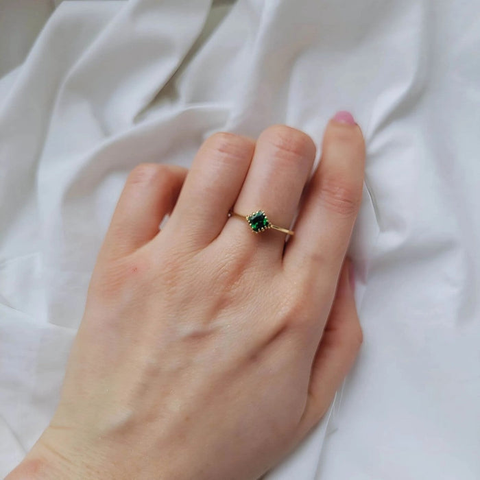 Inel Aur 8K cu Zirconiu - Eleganță Aurie, Model G.0090z