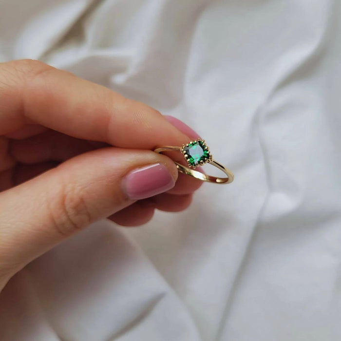 Inel Aur 8K cu Zirconiu - Eleganță Aurie, Model G.0090z