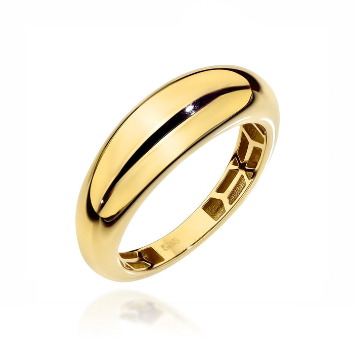 Inel Aur 14K Simplu - Eleganță Atemporală