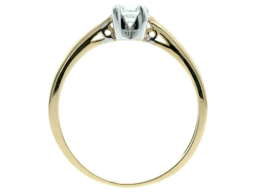 Inel de Logodnă Aur 8K Cu Zirconiu - Design Unic