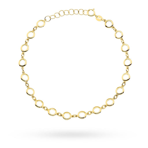 Bratara Aur 14K cu Cerculețe Rotunde - Eleganță Simplă