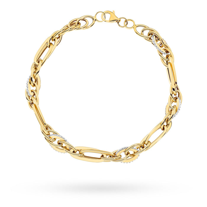 Brățară Aur 14K Grande Cu Zirconii - Eleganță Durabilă