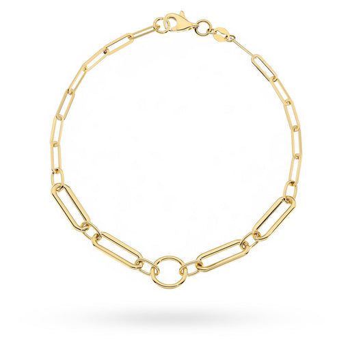 Brățară Aur 14K cu Zale Lungi și Inel - Eleganță Atemporală