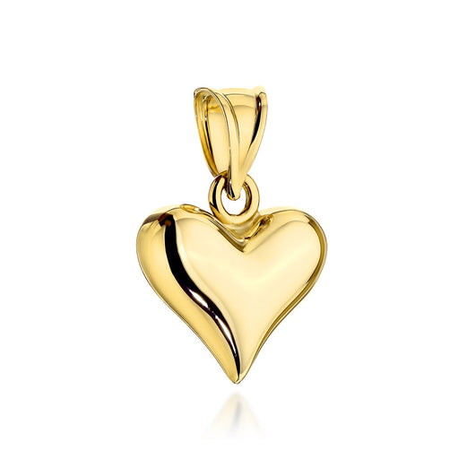 Pandantiv Aur 14K Inimă Simplă Clasic