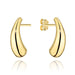 Cercei Aur 14K Picături Alungite pe Tijă
