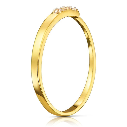 Inel Aur 8K cu Zirconiu - Eleganță Delicată