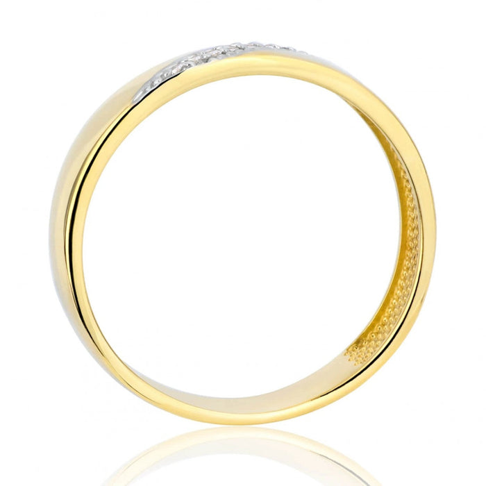 Inel Aur 8K cu Zirconii Strălucitoare