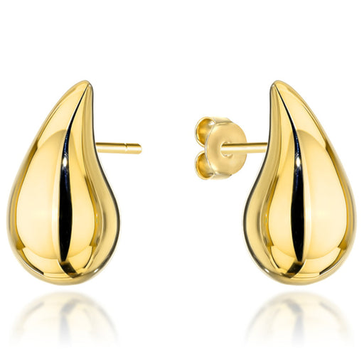 Cercei Aur 14K Picături Mari, Eleganti