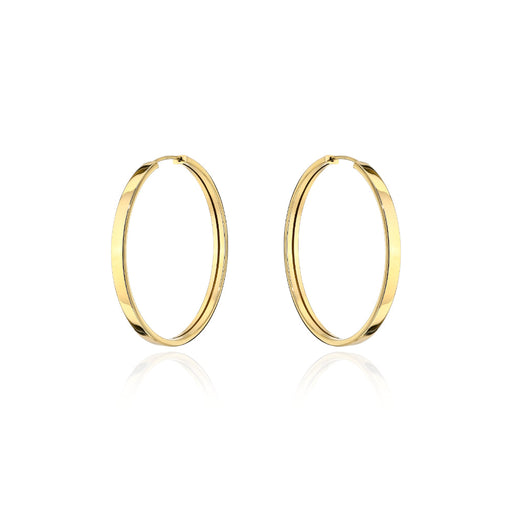 Cercei Aur 14K Creole Largi - 2,7 cm