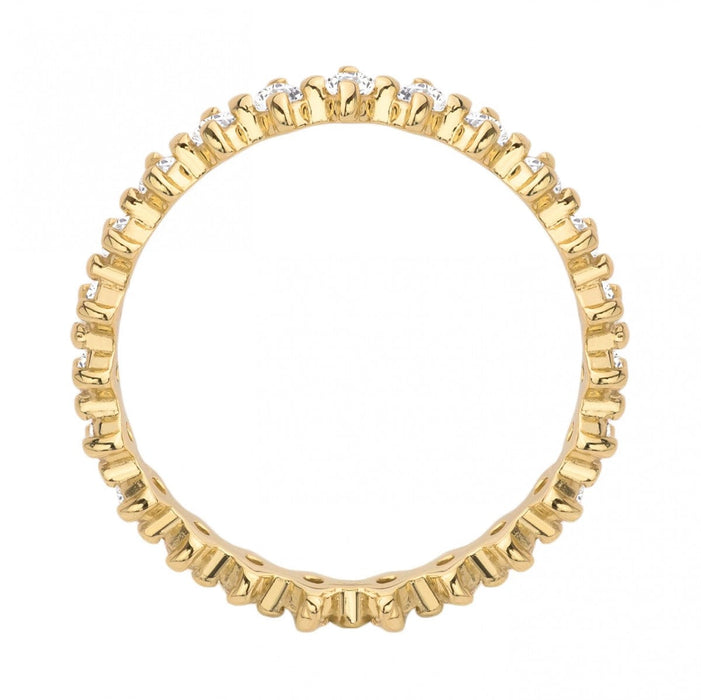 Inel Aur 8K cu Zirconii Strălucitoare