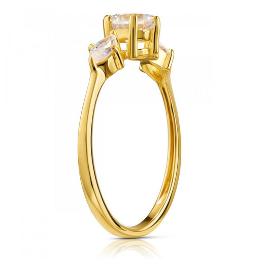 Inel Aur 8K cu Piatră Mare - Eleganță Clasic