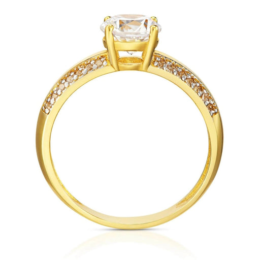 Inel de Logodnă Aur 8K cu Zirconiu Strălucitor