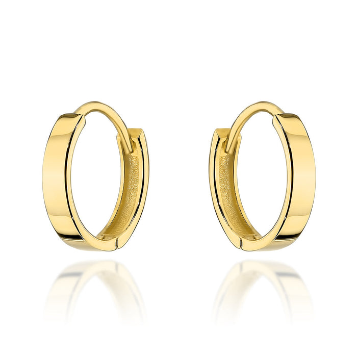 Cercei Creole Rotunzi Aur 14K - Eleganță Clasic