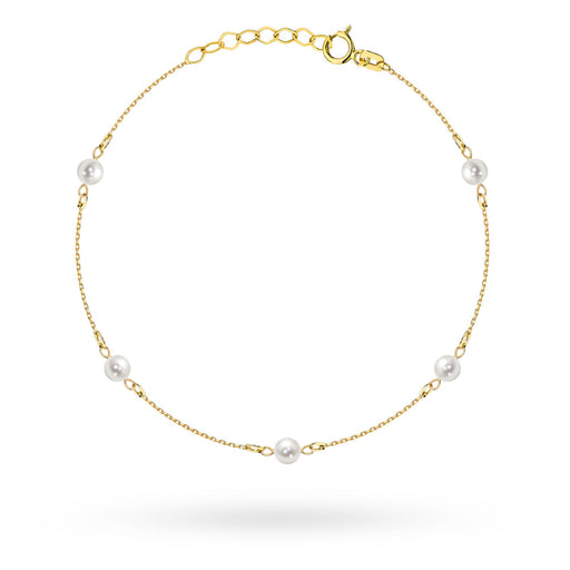 Bratara Aur 14K cu Perle Naturale