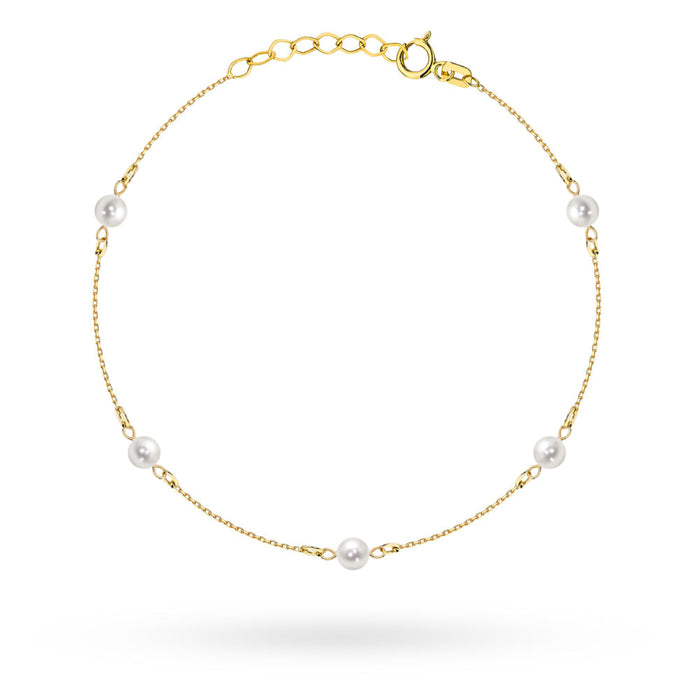 Bratara Aur 14K cu Perle Naturale