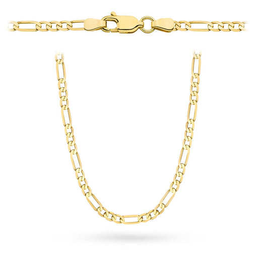 Lanț Aur 14K Figaro 60 cm - Eleganță Clasic