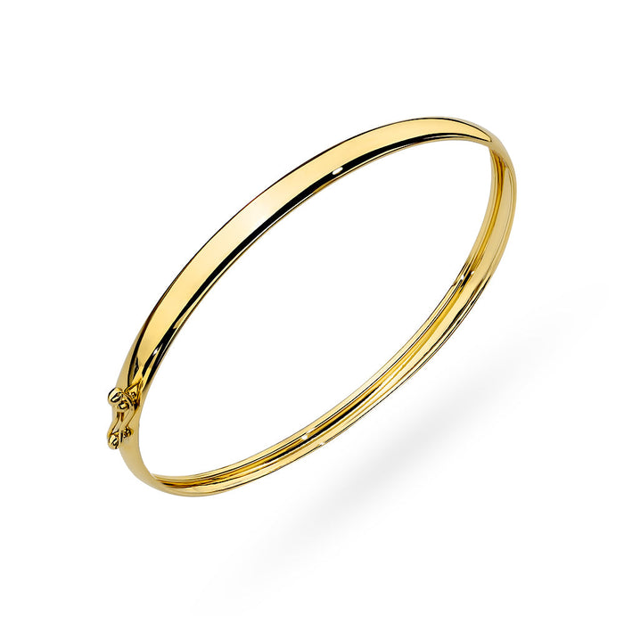 Bratara Aur 14K Subtire Fixa, Design Oval Neted