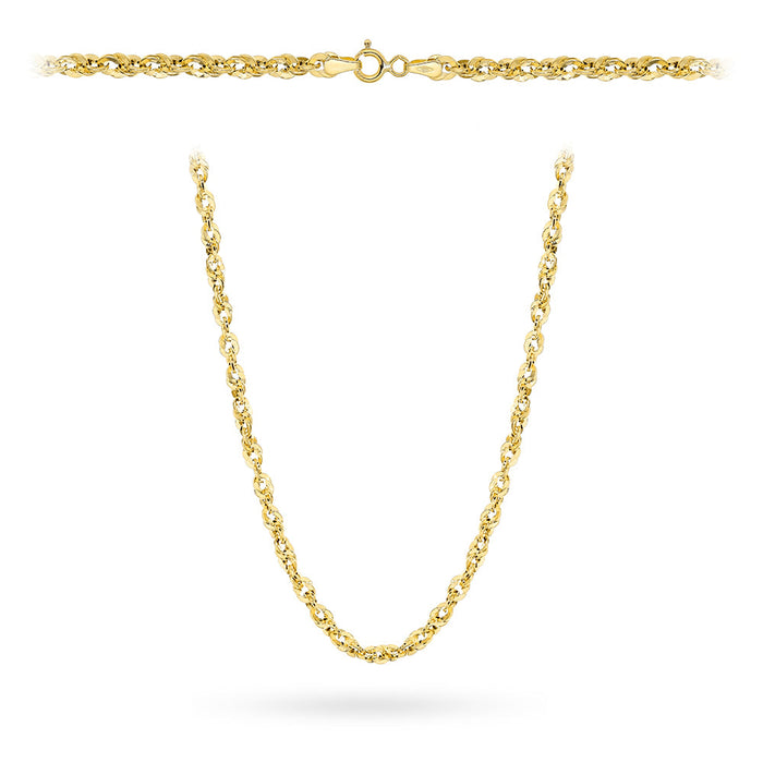 Colier Aur 14K Sclipitor - Model Irydia Lat