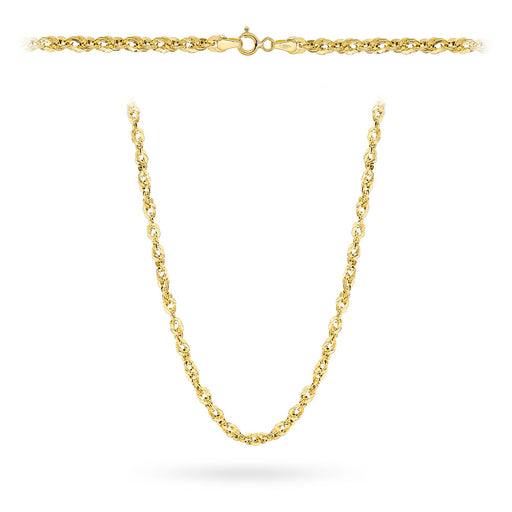 Colier Aur 14K Sclipitor - Model Irydia Lat