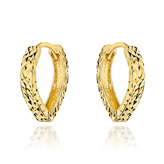 Cercei Aur 14K Lacrimă – Eleganță Atemporală