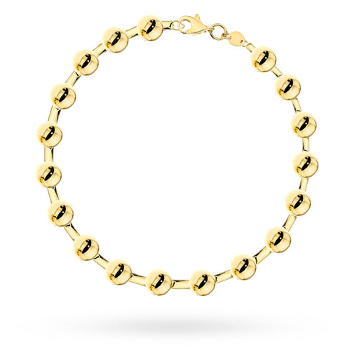 Brățară Aur 14K Cu Bile Clasice - Eleganță Atemporală
