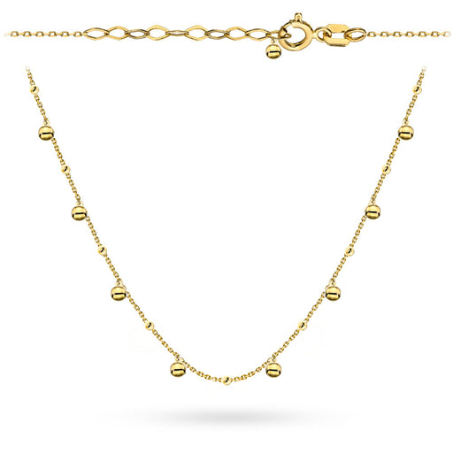 Colier Aur 14K cu Bile Delicate - Eleganță Atemporală
