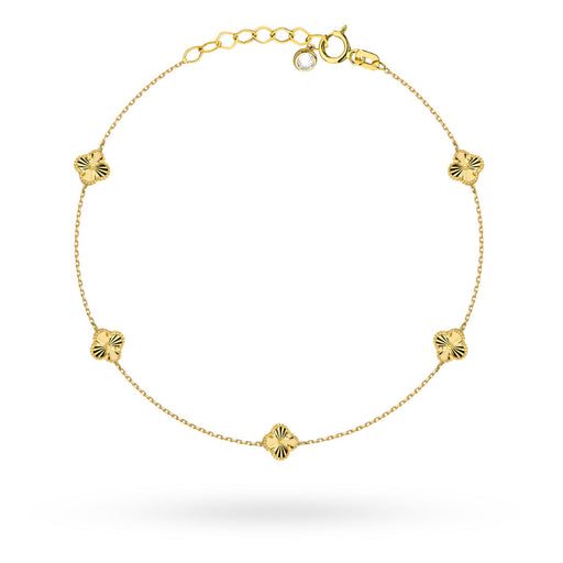 Bratara Aur 14K Konicină Aurie - Eleganță și Noroc