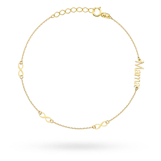 Bratara Aur 14K "Mama" cu Simbolul Infinitului