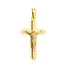 Cruciuliță Aur 14K Cu Finisaj Satinat și Crist Crucificat
