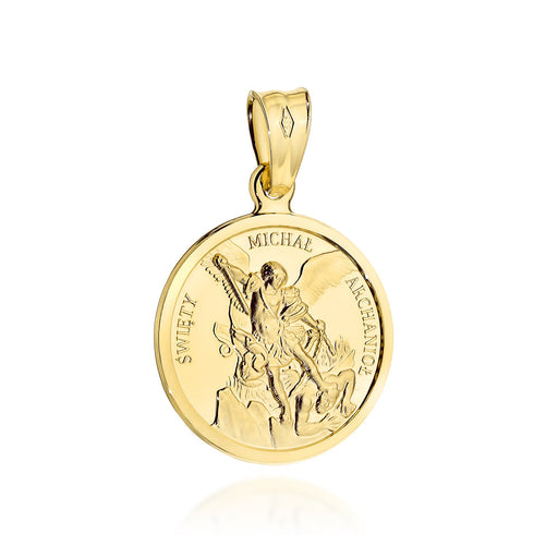 Medalion Aur 14K Sfântul Mihail Arhanghelul