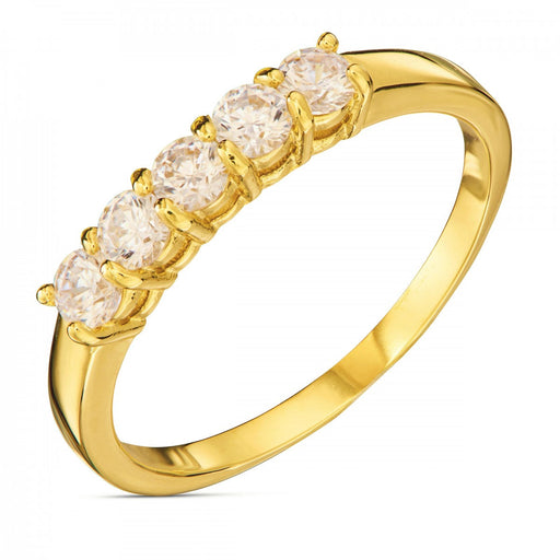 Inel Aur 8K Cu Pietre Mari