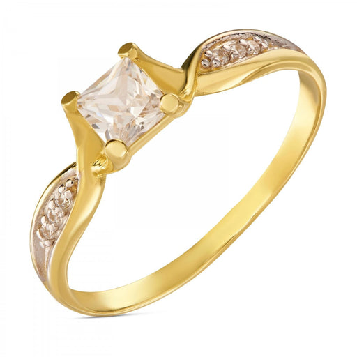 Inel Aur 8K cu Piatră Mare