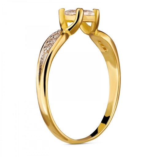 Inel Aur 8K cu Piatră Mare