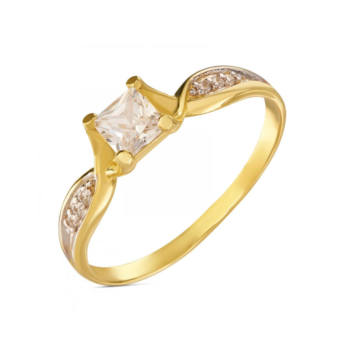 Inel Aur 8K cu Piatră Mare