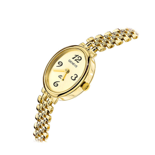 Ceas Aur 14K cu Cadran Oval