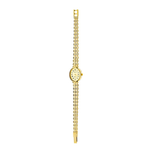 Ceas Aur 14K cu Cadran Oval IX
