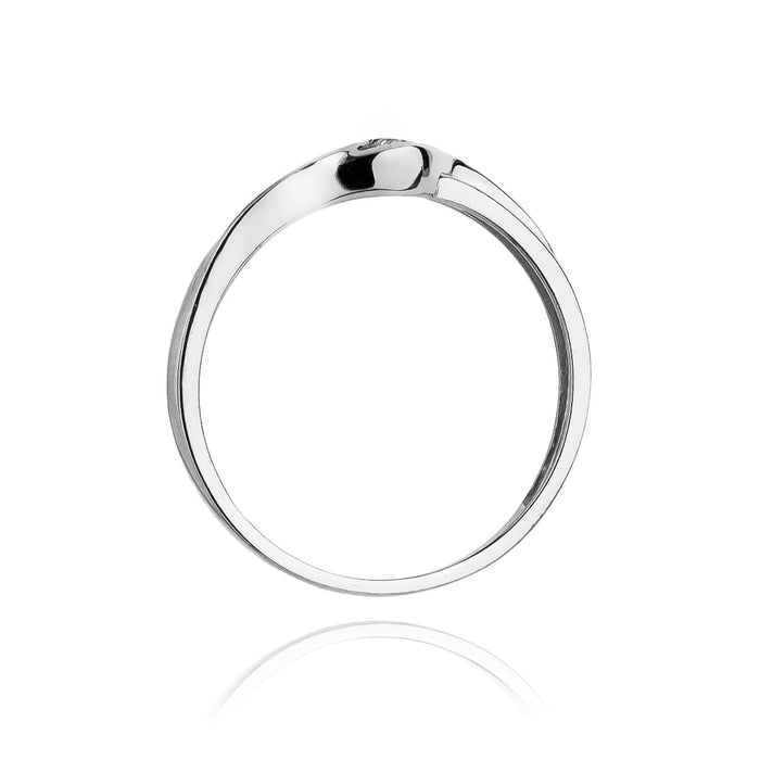 Inel Aur 14k cu Diamant Natural 0.04 ct