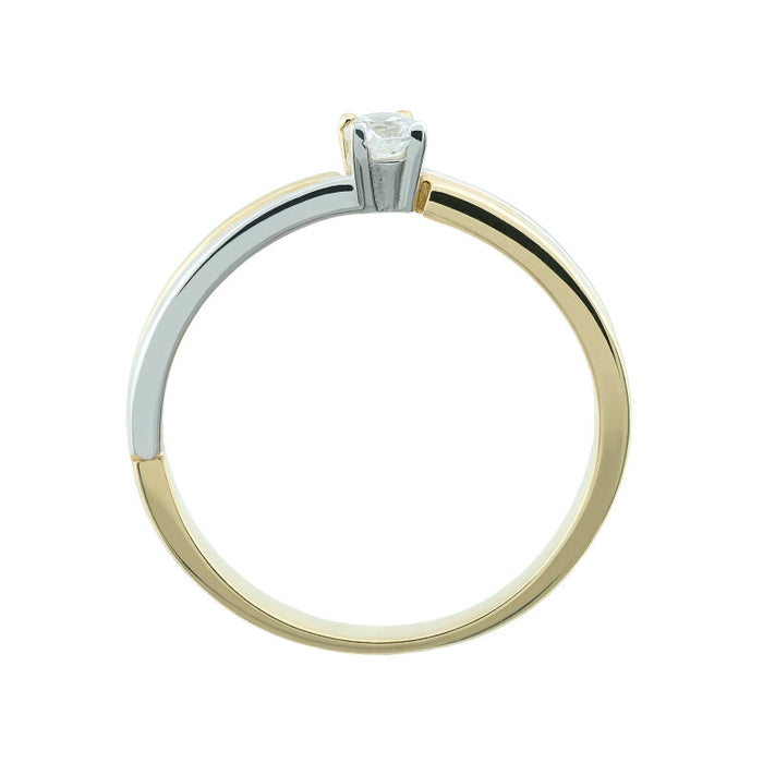 Inel Aur 8K cu Zirconiu