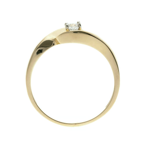 Inel Aur 8K cu Zirconiu Elegant - Colecția Glamour