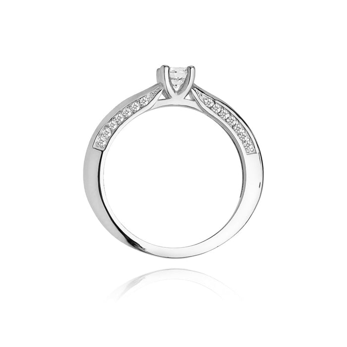 Inel Aur 14K cu Diamante Naturale 0.44 ct