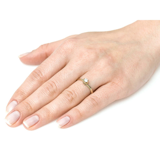 Inel Aur 8K cu Zirconiu Elegant