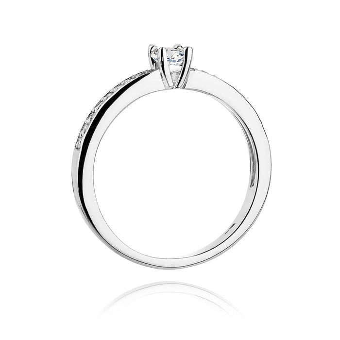 Inel Aur 14K cu Diamant Natural 0.28 ct