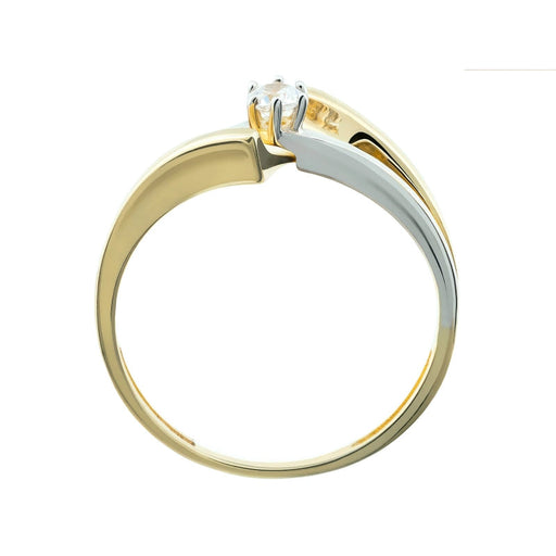 Inel Aur 8K Cu Zirconiu Modern