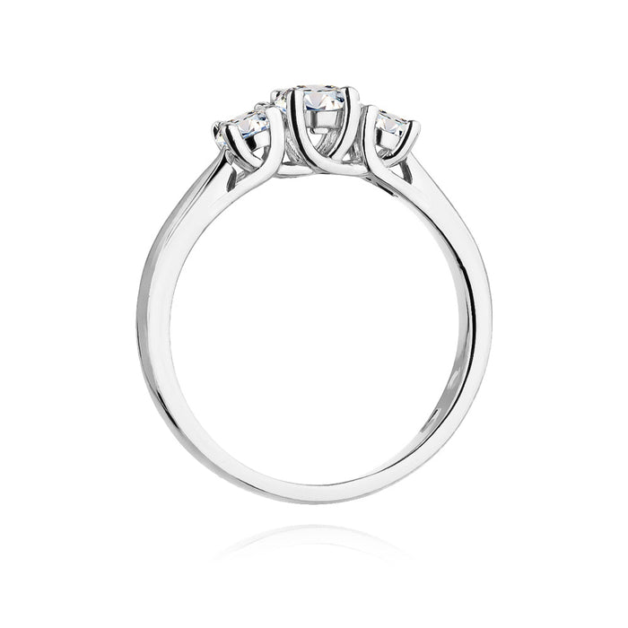 Inel Aur 14k cu Diamante Naturale 0.49 ct