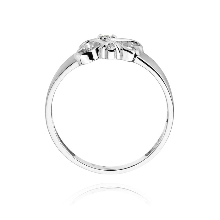 Inel Aur 14K cu Diamant Natural 0.04 ct