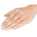 Inel Aur 8K cu Zirconii - Design Elegant